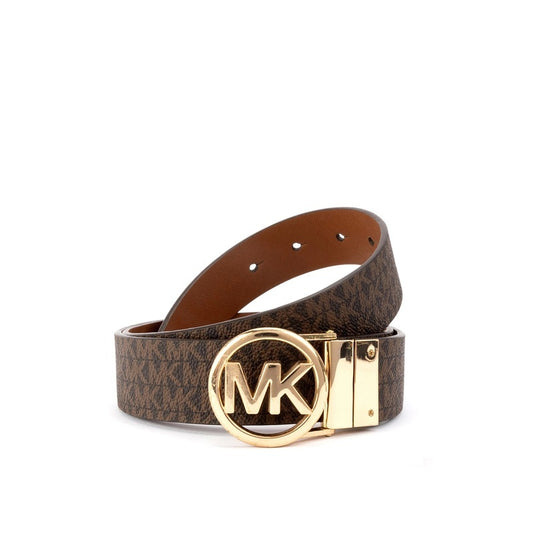 Michael Kors Reversible Logo Belt Brown, Women