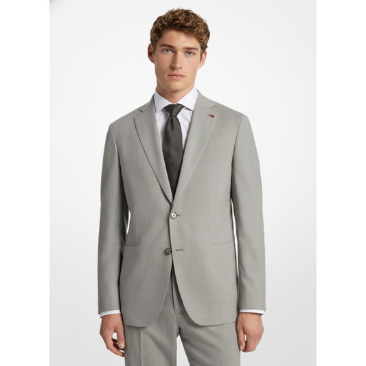 Michael Kors Grey Two-Button Suit (JPMK0SB01056-PEARL-GREY) Men