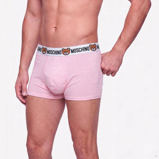 Moschino Cotton Stretch Trunk Pink (A13864402-0227), Men