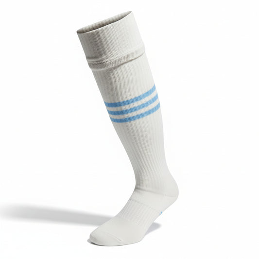 Adidas Three-Stripe Athletic Socks Grey Blue, Unisex