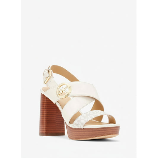 Michael Kors Vera Platform Sandals Vanilla (40S4VEMS2B-VANILLA-COMBO) Women