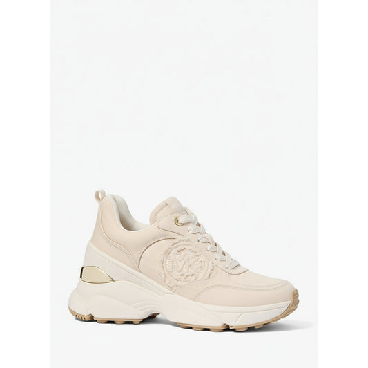 Michael Kors Beige Chunky Platform Sneakers (49T5KAFS2D-BEIGE-WASH) Women