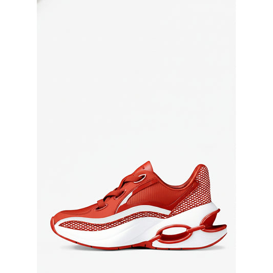Michael Kors Toni Crimson Red Chunky Sneaker, Women