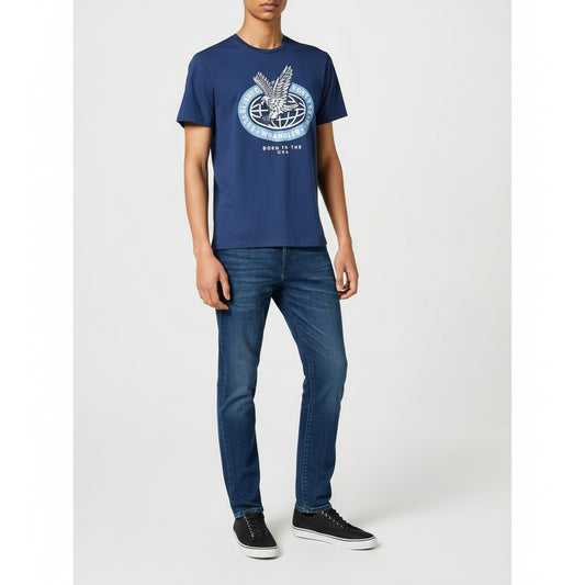Wrangler AMERICANA TEE NAVY (112355047) Men