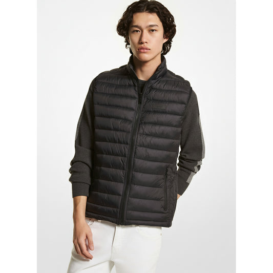 Michael Kors Quilted Down Vest Black (MC64112-BLACK) Men