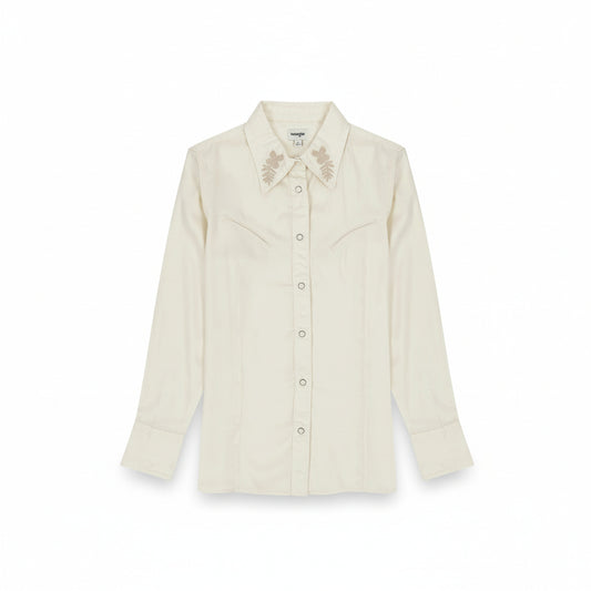 Wrangler TAILORED SEAMED BLOUSE WORN WHITE (112342675) Women