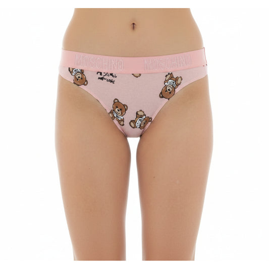 Moschino Teddy Bear Print Brief Pink (A13104417-1227) Women