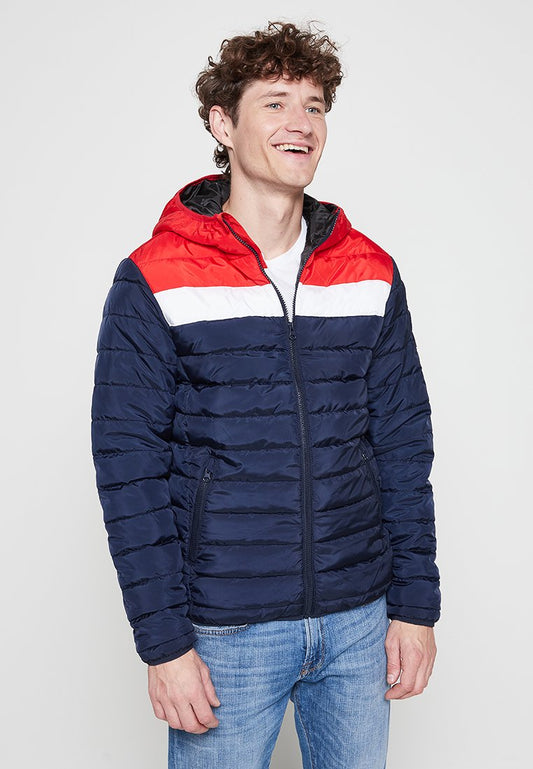 Jack & Jones JWHWING HOOD PUFFER JACKET Dark Blue (ZZO1LSC01-K00) Men