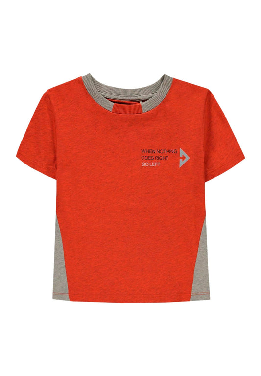 Esprit T-Shirt with reflektierendem Grafik-Print orange (ES124G0NR-H11) Kids