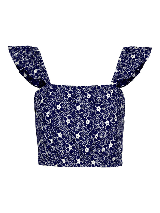 Vero Moda VMSONEY LACE FRILL CROP TOP WVN (9326971) Women