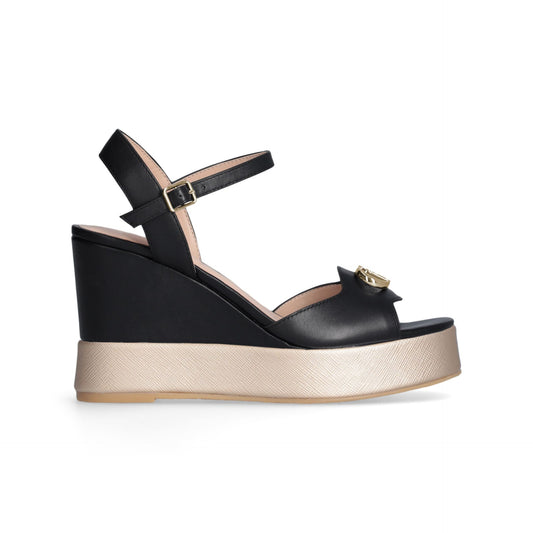 KAREN 11 - SANDAL CALF BLACK Women