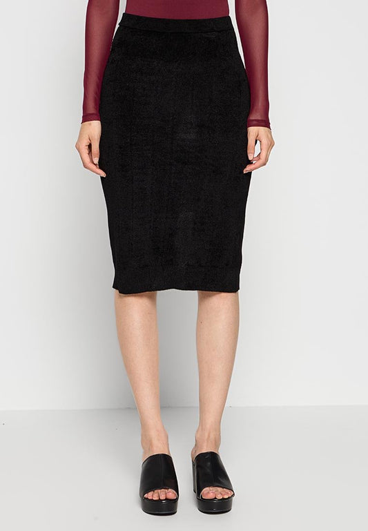 Chenille Knit Skirt Women