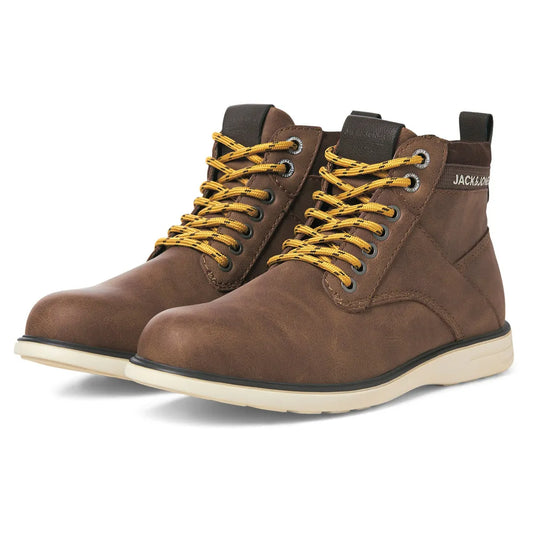 Jack & Jones Denver PU Combo Boots (12243420-CAPPUCCINO) Men
