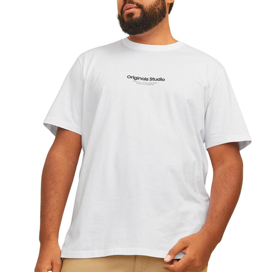 Jack & Jones Vesterbro Shirt (plussize) (12248177-BRIGHTWHITE) Men