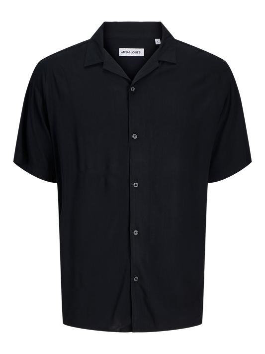 Jack & Jones Essentials JJEJEFF SOLID RESORT SHIRT S/S SN Moonbeam (12268443-Moonbeam) Men