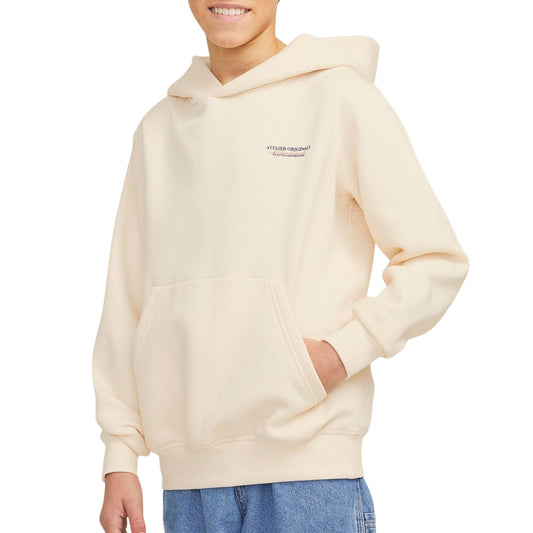 Jack & Jones Joris Lington Hoodie (12274612-ANTIQUEWHT) Kids