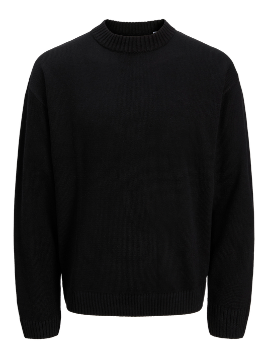 Jack & Jones Essentials JJEURBAN JACK KNIT CREW NECK SN Black (12278942-Black) Men
