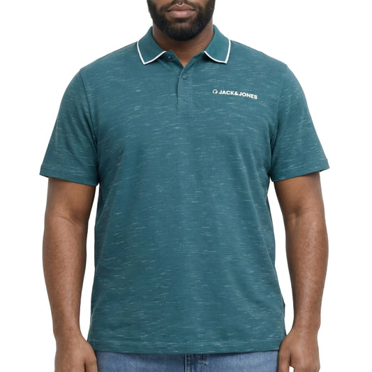 Jack & Jones Logan Inject Polo (plussize) (12284367-DEEPTEAL) Men