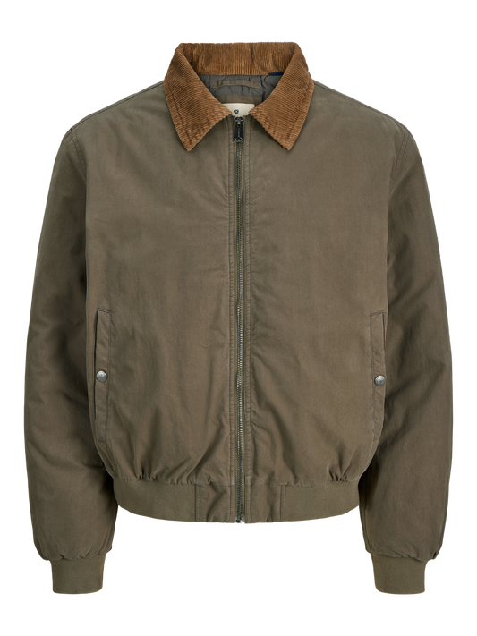 Jack & Jones Premium JPRBLUGABRIEL WASHED BOMBER JKT Crocodile (12286314-Crocodile) Men