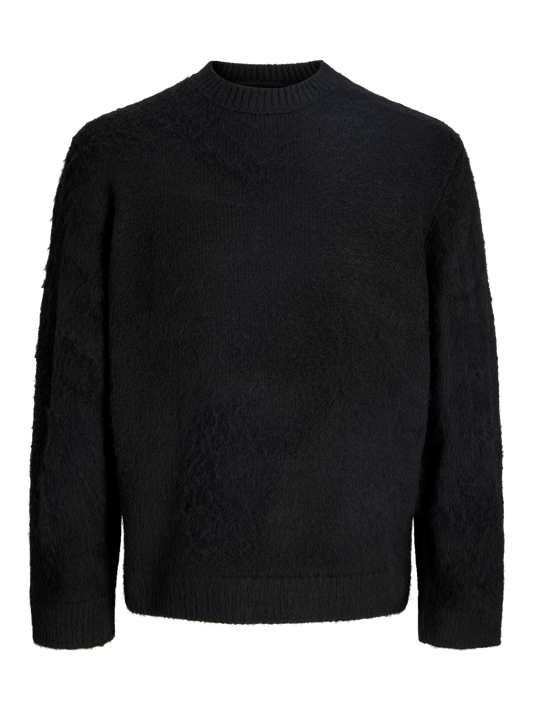 Jack & Jones Core JCOFADE KNIT CREW NECK STYD AW25 Light Grey Melange (12294893-Light Grey Melange) Men