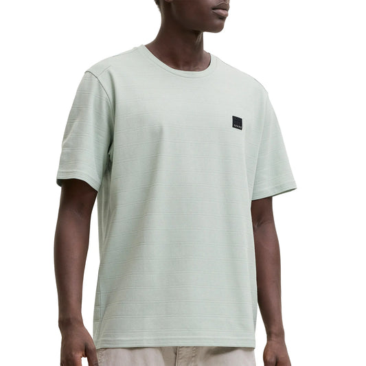 Jack & Jones Puffer Crew Neck SS Shirt (12301696-AQUAGRAY) Men
