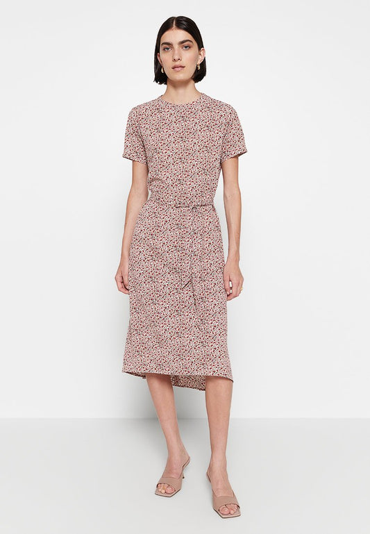 JDY ALBA S/S BELTED MIDI DRESS WVN LO (ZZO204F03-A00) Women