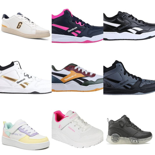 Kids' Sports Shoes - Reebok, Sprandi, adidas cover