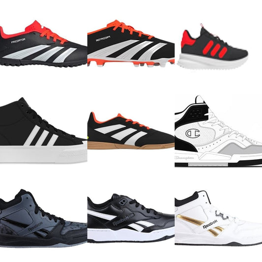 Kids' Sports Shoes - adidas, Sprandi, Champion cover