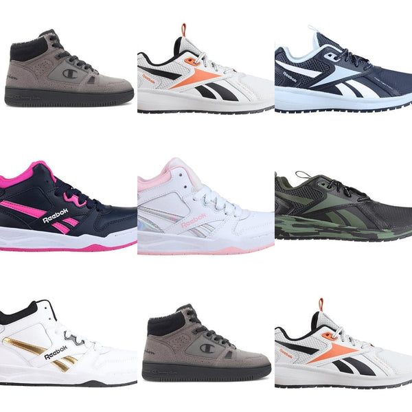 Kids' Sports Shoes - Champion, Reebok cover