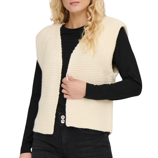 Only Louis Knit Vest (15307880-BIRCH) Women