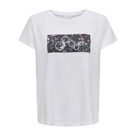 Only Play Font Life Shirt (15338961-WHITE) Women