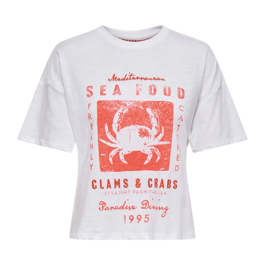 Only Bone Dining To Box Shirt (15349896-BRGHTWHTCRA) Women