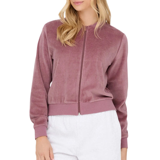 JDY Vida Velvet Zip Vest (15361059-ROSEBROWN) Women