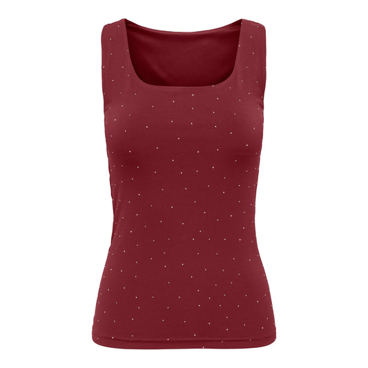 Only Zita Top (15361339-CABERNET) Women