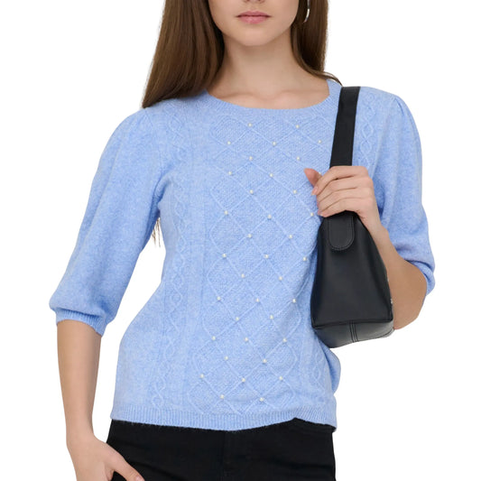 Only Gloria Life Pearl Knit Sweater (15366467-ULTRAMARINE) Women