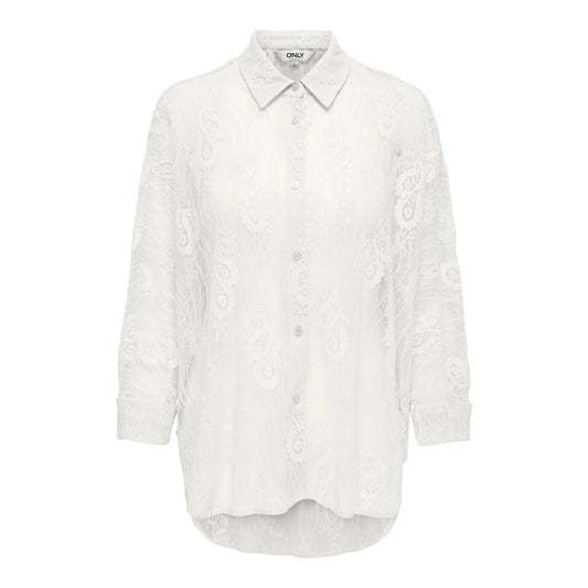 Only Newlina Grace Shaine Blouse (15369433-CLOUDDANCER) Women