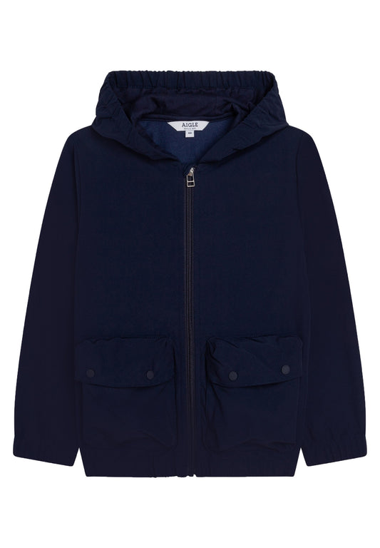 Aigle Zip-up hooded jacket blue (AI224K003-K11) Kids