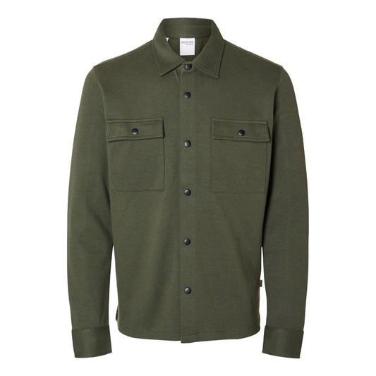 Selected Jackie Overshirt (16085115-FORESTNIGHT) Men