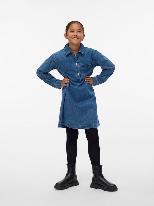 Vero Moda Girl Dress "Elillia" Blue Kids