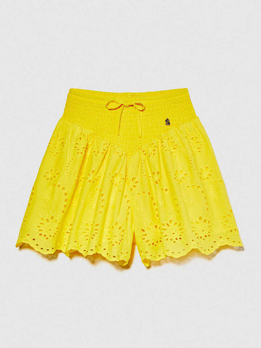 Sisley Shorts Yellow Women