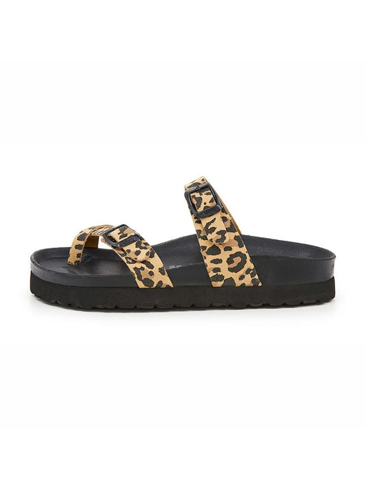 billowy Flip Flops Light Brown Women