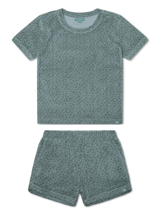Swim Essentials 2-Piece Outfit ''Green Leopard'' Green Kids