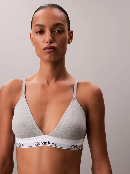Calvin Klein Womens Bra LV00QF8498P7A Grey