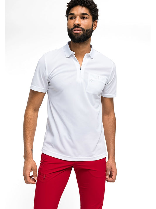 Maier Sports Performance Polo Shirt "Arwin" White Men