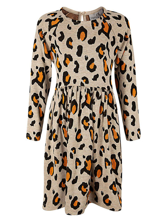 happy girls by Eisend Dress Beige Kids