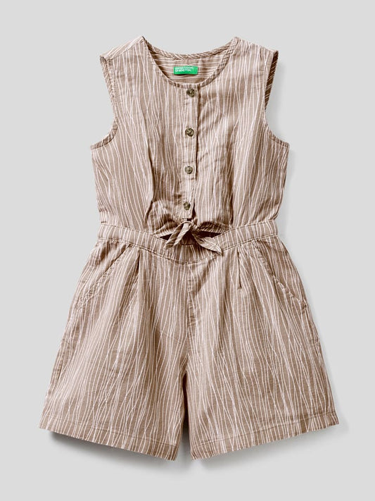 Benetton Jumpsuit Beige Kids