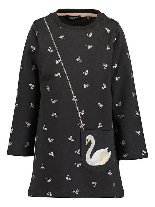 Blue Seven Dress Anthracite Kids