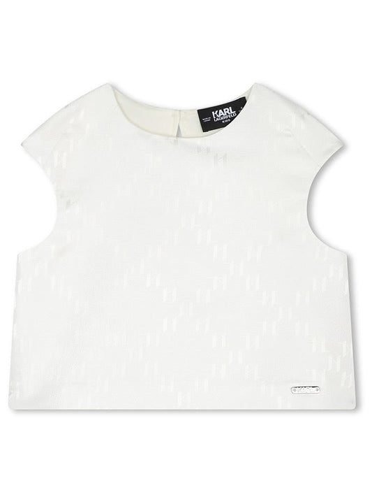 Karl Lagerfeld Kids Top White Kids