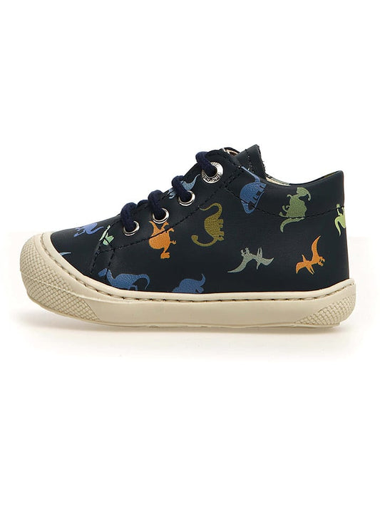 Naturino Leather First Walker Shoes "Cocoon" Navy Kids