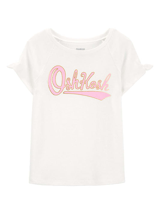 OshKosh Shirt White / Pink Kids